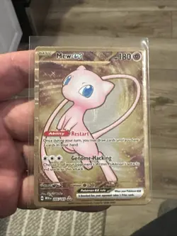Pokemon TCG - Mew 205/165 Scarlet & Violet 151 Gold UPC Promo Metal Card NM / M - Image 2
