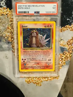Pokemon TCG Entei Neo Revelation Holo Rare Card 6/64 PSA 7 - Image 3