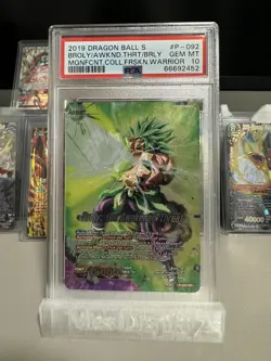 BROLY THE AWAKENED THREAT Dragon Ball Super Card DBS PSA 10 - Image 1