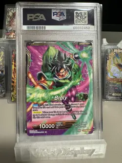 BROLY THE AWAKENED THREAT Dragon Ball Super Card DBS PSA 10 - Image 2