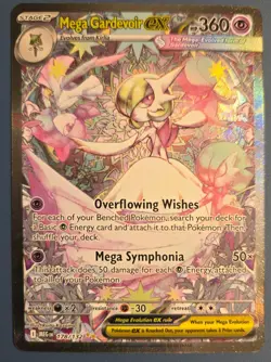 Pokemon Mega Gardevoir EX Holo TCG Card 178/132 Me01: Mega Evolution - Image 1