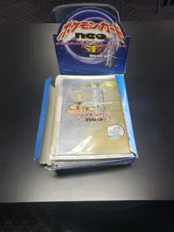 1999 Japanese Pokemon TCG Neo Promotional Premium File #1 9 Card Binder (20ct) - Image 1