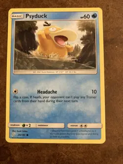 Psyduck 26/181 Basic Common Pokemon Trading Card - Image 1