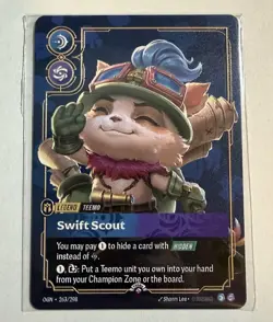 Riftbound Teemo METAL Card Prize Wall Exclusive Promo (1 of 35) - Image 1
