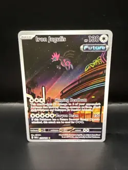 Pokemon Iron Jugulis TCG Paradox Rift Holo Card 216/182 Illustration Rare - Image 2