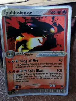 Pokemon Typhlosion EX Sandstorm 2003 Holo Ultra Rare Card 99/100 - Image 1