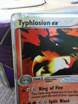 Pokemon Typhlosion EX Sandstorm 2003 Holo Ultra Rare Card 99/100 - Image 2