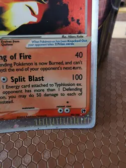 Pokemon Typhlosion EX Sandstorm 2003 Holo Ultra Rare Card 99/100 - Image 4