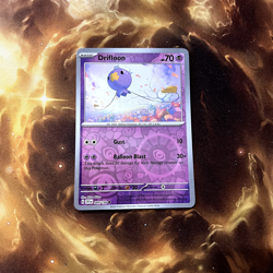 Drifloon - Reverse Holo - Scarlet Violet Base Set Pokemon TCG Card NM - Image 3