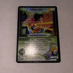 Foil Limited rare Saiyan Beef Dbz Ccg Dragon Ball z Card Game Tcg Kid buu saga - Image 1