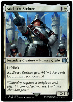 Adelbert Steiner (Foil) - 0003 - Final Fantasy - MTG - NM/M - Image 1