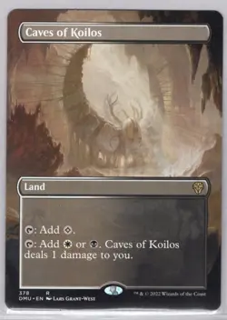 1x Caves of Koilos *Borderless* - Dominaria United - Near Mint - Image 1
