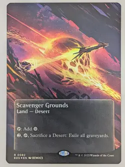 (Foil) Scavenger Grounds (0082) (Borderless) (082) Edge of Eternities: Stellar S - Image 1