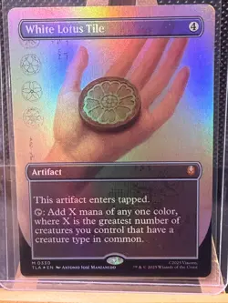 White Lotus Tile (Borderless) Avatar: The Last Airbender Regular - Image 1