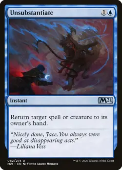 Unsubstantiate [Core Set 2021] Magic MTG - Image 1