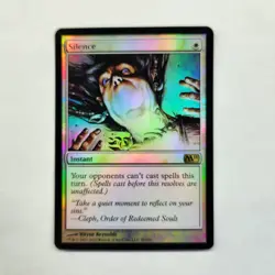 MTG Silence FOIL Magic M11 NM - Image 1