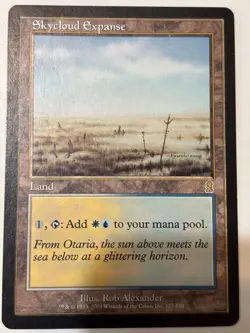 1x Magic The Gathering Odyssey Skycloud Expanse #327/350 MTG - Image 1