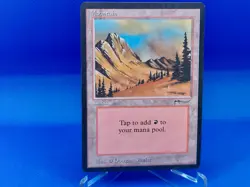 Mountain 1x ARN MTG Arabian Nights Common Vintage NM land - Image 1