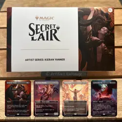MTG Secret Lair | Artist Series: Kieran Yanner | Sealed In Hand 🔥Demonic Tutor - Image 1