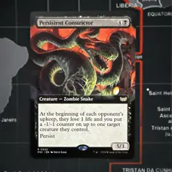 Persistent Constrictor (Extended Art) #52 MTG Duskmourn NM X1 Magic - Image 1