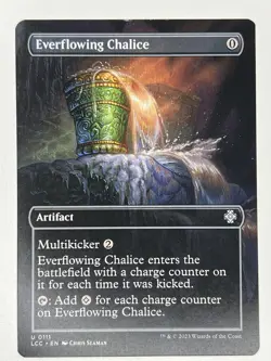 Everflowing Chalice (Borderless) U Commander: The Lost Caverns of Ixalan 111 NM - Image 1