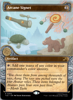 Arcane Signet (Showcase) (315) - Avatar: The Last Airbender: Eternal-Legal (TLE) - Image 1