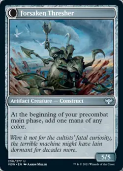 Foreboding Statue // Forsaken Thresher [Innistrad: Crimson Vow] Magic MTG - Image 2