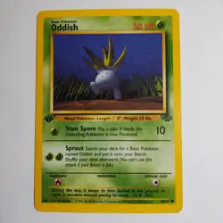 Oddish 58/64 Jungle Set Pokemon TCG Common 1st Edition - Image 1