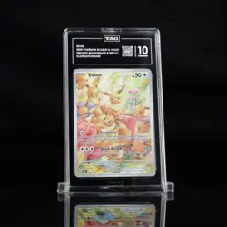 Pokemon 2024 SV Twilight Masquerade Eevee #188/167 TAG GEM MINT 10 - Image 1