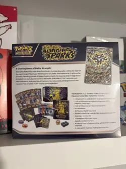 Pokemon TCG: Surging Sparks Pokemon Center Elite Trainer Box (ETB) - SEALED - Image 4