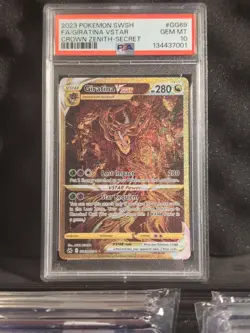 Pokemon SWSH Crown Zenith Galarian Gallery Giratina VSTAR #GG69/GG70 PSA 10 - Image 1