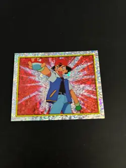 Pokemon Ash Merlin Sticker Holo 3 Prism Series 2 Vintage Sticker - Image 1
