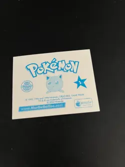 Pokemon Ash Merlin Sticker Holo 3 Prism Series 2 Vintage Sticker - Image 3