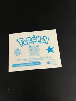 Pokemon Ash Merlin Sticker Holo 3 Prism Series 2 Vintage Sticker - Image 4