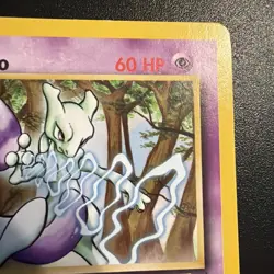 Pokemon TCG Mewtwo Black Star Promo #12 Vintage LP - Image 3