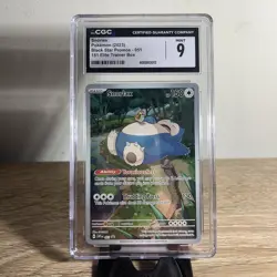 2023 Pokemon Black Star Promo 151 Elite Trainer Box #051 Snorlax Mint CGC 9 - Image 1