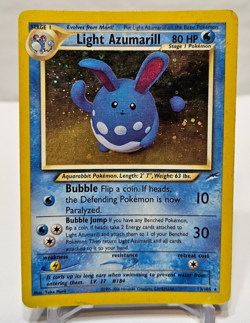Light Azumarill 13/105 Holo Rare Unlimited Neo Destiny Pokemon 825 - Image 1