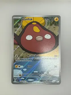 2025 Pokemon White Flare Stunfisk 118/086 NM - Image 1