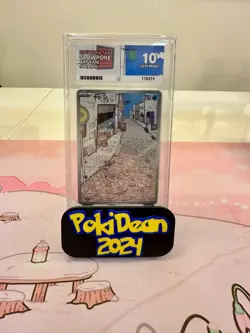 2023 Pokemon Japanese Slowpoke AR #082 - Violet ex - ACE Grading Gem Mint 10 - Image 1