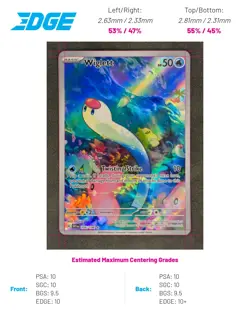 Wiglett 206/198 Pokemon TCG Illustration Rare SV01: Scarlet & Violet Base Set NM - Image 1