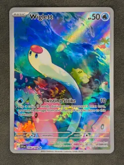 Wiglett 206/198 Pokemon TCG Illustration Rare SV01: Scarlet & Violet Base Set NM - Image 3