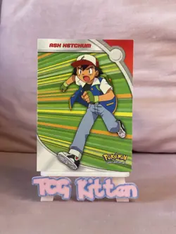 2000 Topps Pokemon - Ash Ketchum HV1 - #HV1 - Series 2 - Non-Holo - TCGKITTEN - Image 1