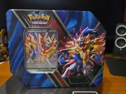 Pokemon Tcg 2022 Legends Of Galar Tin Zamazenta V Sealed New 820650807107 - Image 1