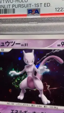 1st EDITION MEWTWO HOLO #181 2007 POKEMON DIAMOND PEARL MOONLIT PURSUIT PSA 10 - Image 4