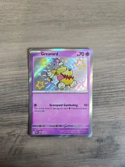 Pokemon TCG Greavard SVP070 Paldean Fates Black Star Promo NM - Image 1