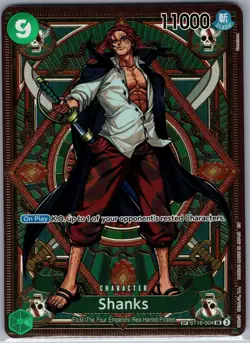 Shanks (SP) ST16-004 English A Fist of Divine Speed - One Piece Card - NM - Image 1