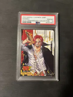 PSA 10 Shanks 55th Anniversay Shonen Jump 2023 Weekly ONE PIECE TCG - Image 3