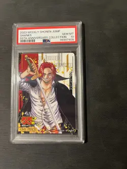 PSA 10 Shanks 55th Anniversay Shonen Jump 2023 Weekly ONE PIECE TCG - Image 4