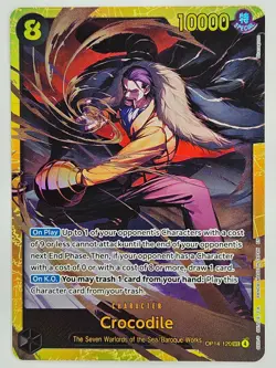 One Piece - OP14-120 Crocodile - Secret Rare - Image 1