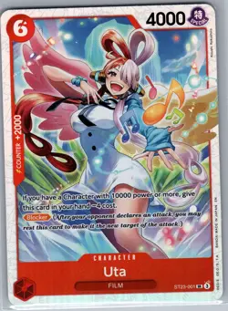 Uta ST23-001 Starter Deck 23: RED Shanks - One Piece Card Game - NM - Image 1